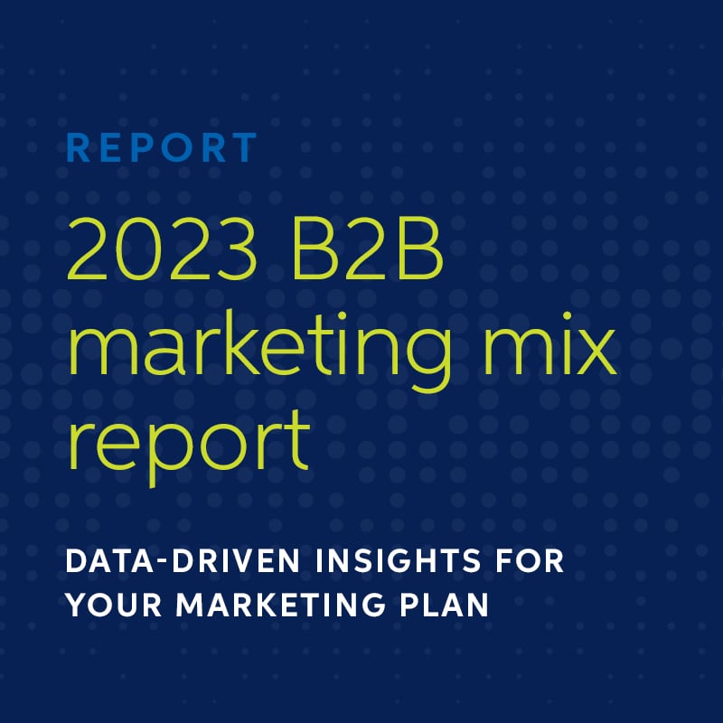 2023 B2B Marketing Mix Report